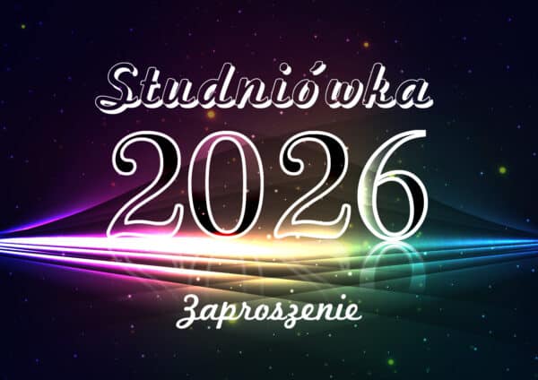 Zaproszenia na studniówkę 2026 kolorowe