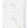 Biała księga gości ze złotym laminatem guest book
