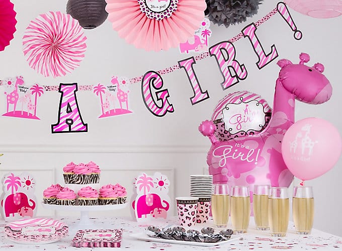 baby shower dziewczynka