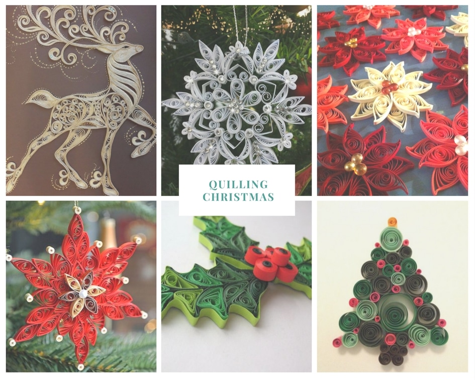 ozdoby świąteczne w stylu quilling