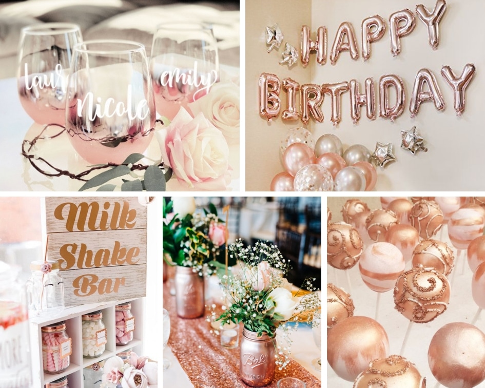urodziny rose gold