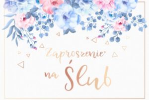 zaproszenie na ślub