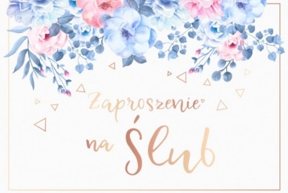 zaproszenie na ślub