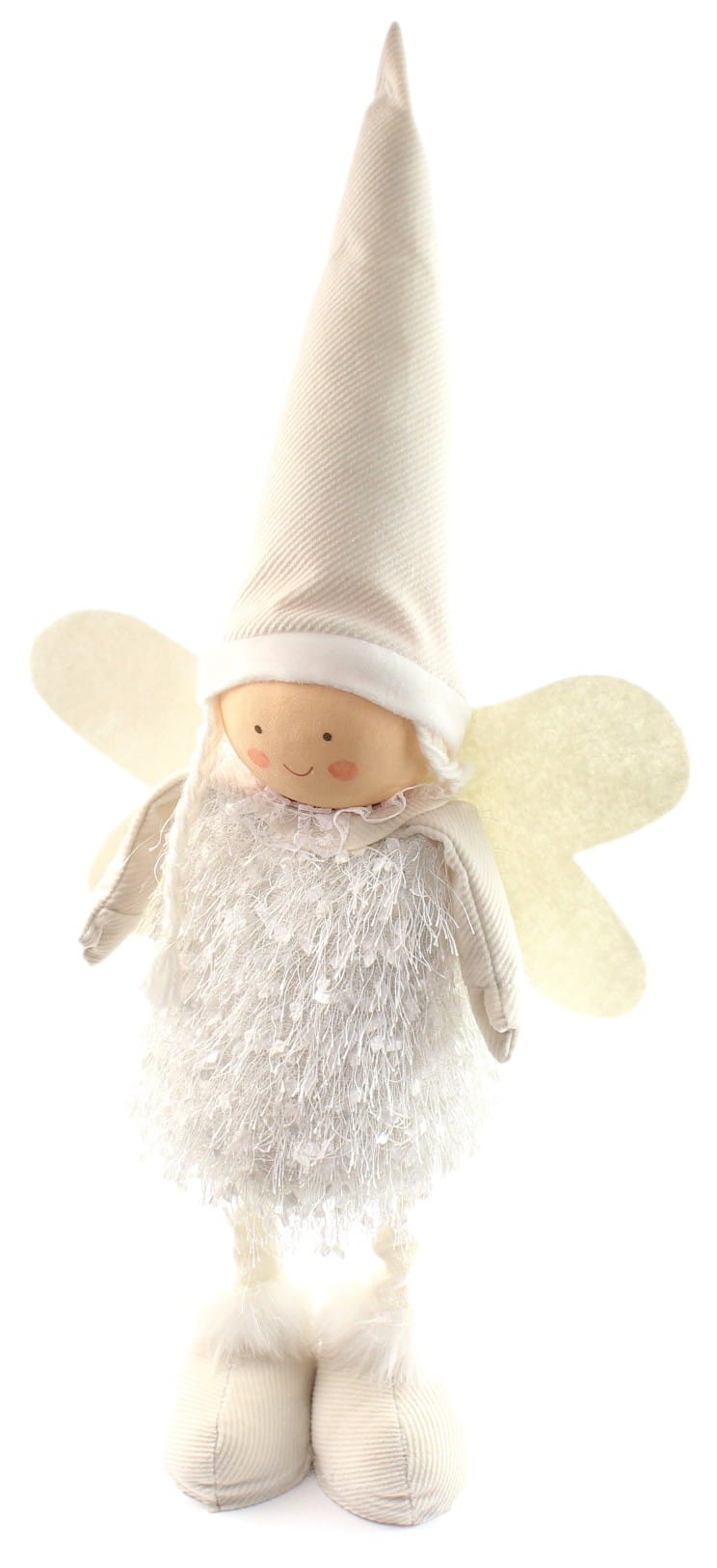 Anioł Skrzat Biały 57cm
