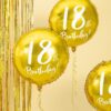 Balon 18th Birthday, Złoty