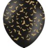 Balon 30 cm, Nietoperze, Pastel Black