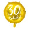 Balon 30th Birthday, Złoty