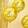 Balon 30th Birthday, Złoty