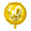 Balon 50th Birthday, Złoty