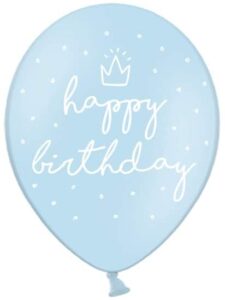 Balon błękitny Happy Birthday To You