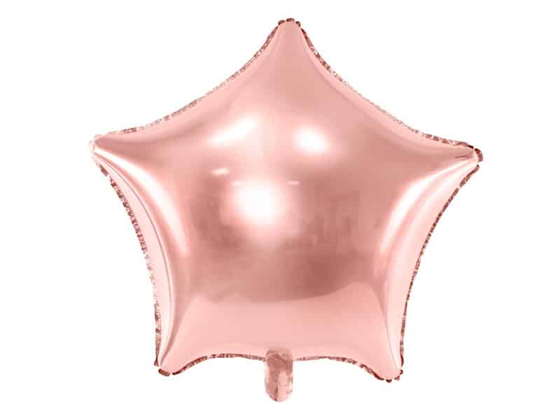 Balon foliowy 45cm Gwiazdka Rose Gold