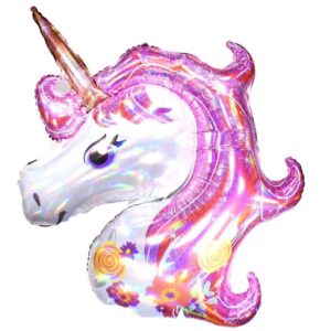 Balon foliowy błyszczący Unicorn