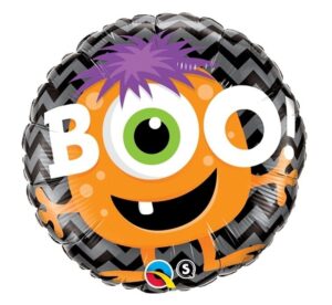 Balon foliowy BOO! Potwór Chevron Halloween