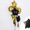 Balon foliowy Gwiazda czarna 18