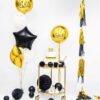 Balon foliowy Gwiazda czarna 18