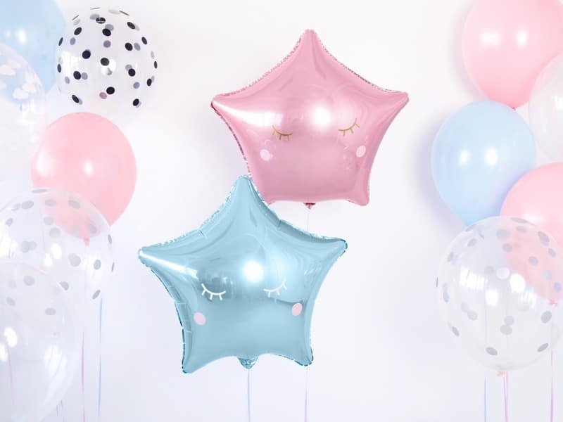 Balon foliowy Gwiazdka błękitna 48cm