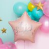 Balon Foliowy Gwiazdka Happy Birthday Nude