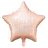 Balon Foliowy Gwiazdka Happy Birthday Nude