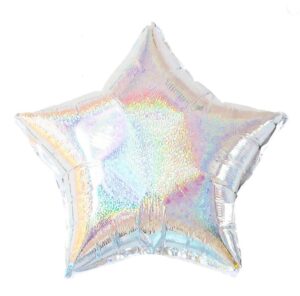 Balon foliowy gwiazdka holograficzna