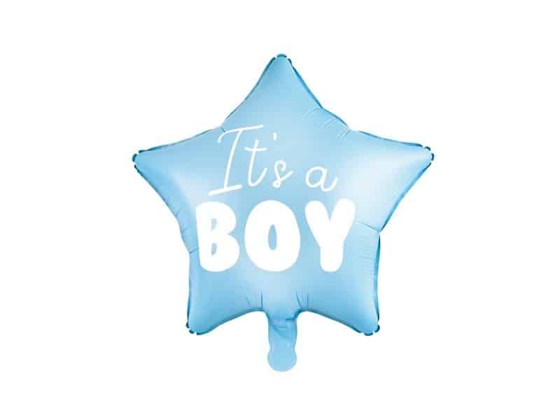 Balon foliowy gwiazdka It's a boy