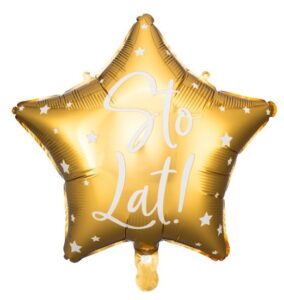 Balon Foliowy Gwiazdka Sto Lat!