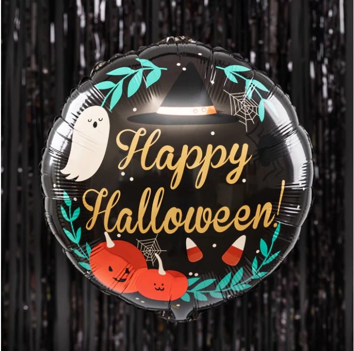 Balon Foliowy Halloween Pumpkin Leaves