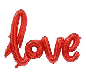 Balon foliowy LOVE Czerwony