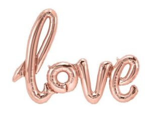 Balon foliowy LOVE Rose gold