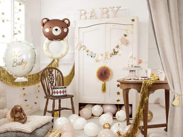 Balon Foliowy Miś Grzechotka