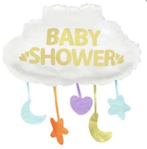 Balon foliowy na Baby Shower Chmurka
