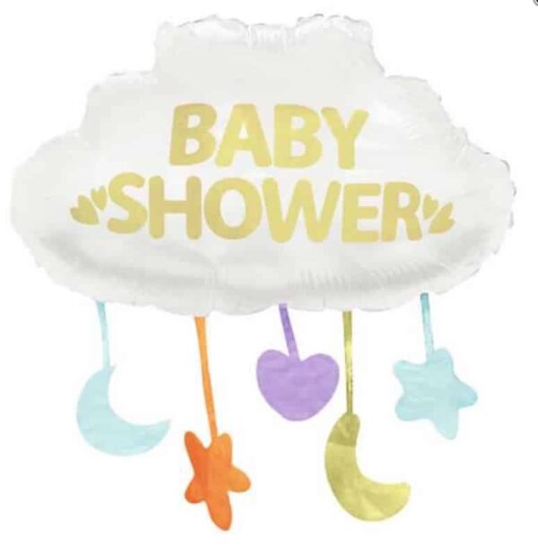 Balon foliowy na Baby Shower Chmurka