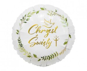 Balon foliowy na Chrzest święty