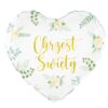 Balon Foliowy na Chrzest Święty Boho