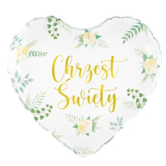 Balon Foliowy na Chrzest Święty Boho
