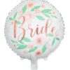Balon foliowy na Wieczór Panieński Bride Kwiatowy 