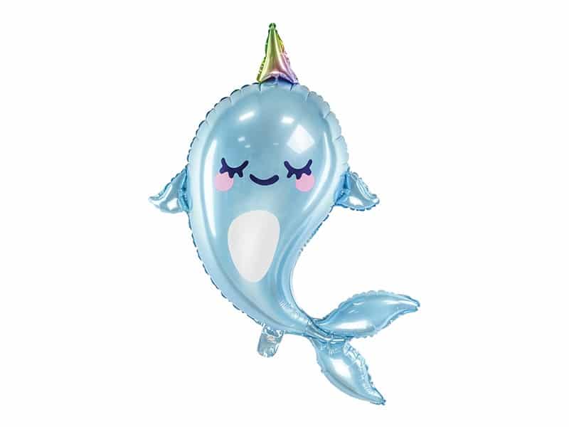 Balon foliowy Narwal kolekcja Mała Syrenka