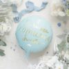 Balon Foliowy Pierwsza Komunia Święta Błękitny
