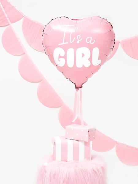 Balon foliowy serce It's a girl