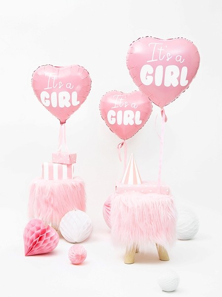 Balon foliowy serce It's a girl