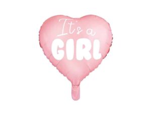 Balon foliowy serce It's a girl