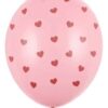 Balon Różowy w Serca