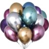 Balony chromowane 13 40cm Shinny Mix 18szt 