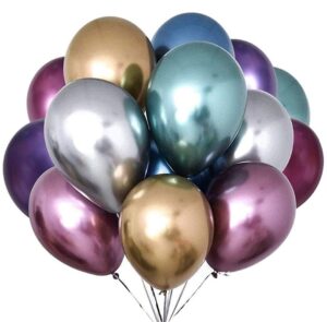 Balony chromowane 13 40cm Shinny Mix 18szt