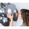 Balony chromowane 13 40cm Shinny Srebrne 10szt. 