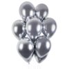 Balony chromowane 13 40cm Shinny Srebrne 10szt. 