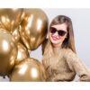 Balony chromowane 13 40cm Shinny Złote 10szt. 