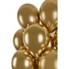 Balony chromowane 13 40cm Shinny Złote 10szt. 