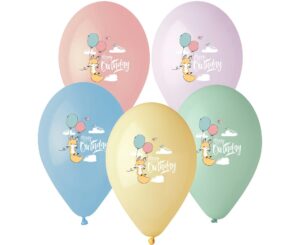 Balony lateksowe Happy Birthday Lisek