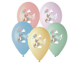 Balony lateksowe premium Mam już Roczek Kangurek