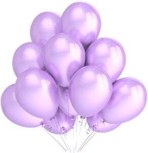 Balony metaliczne 12 lawendowe